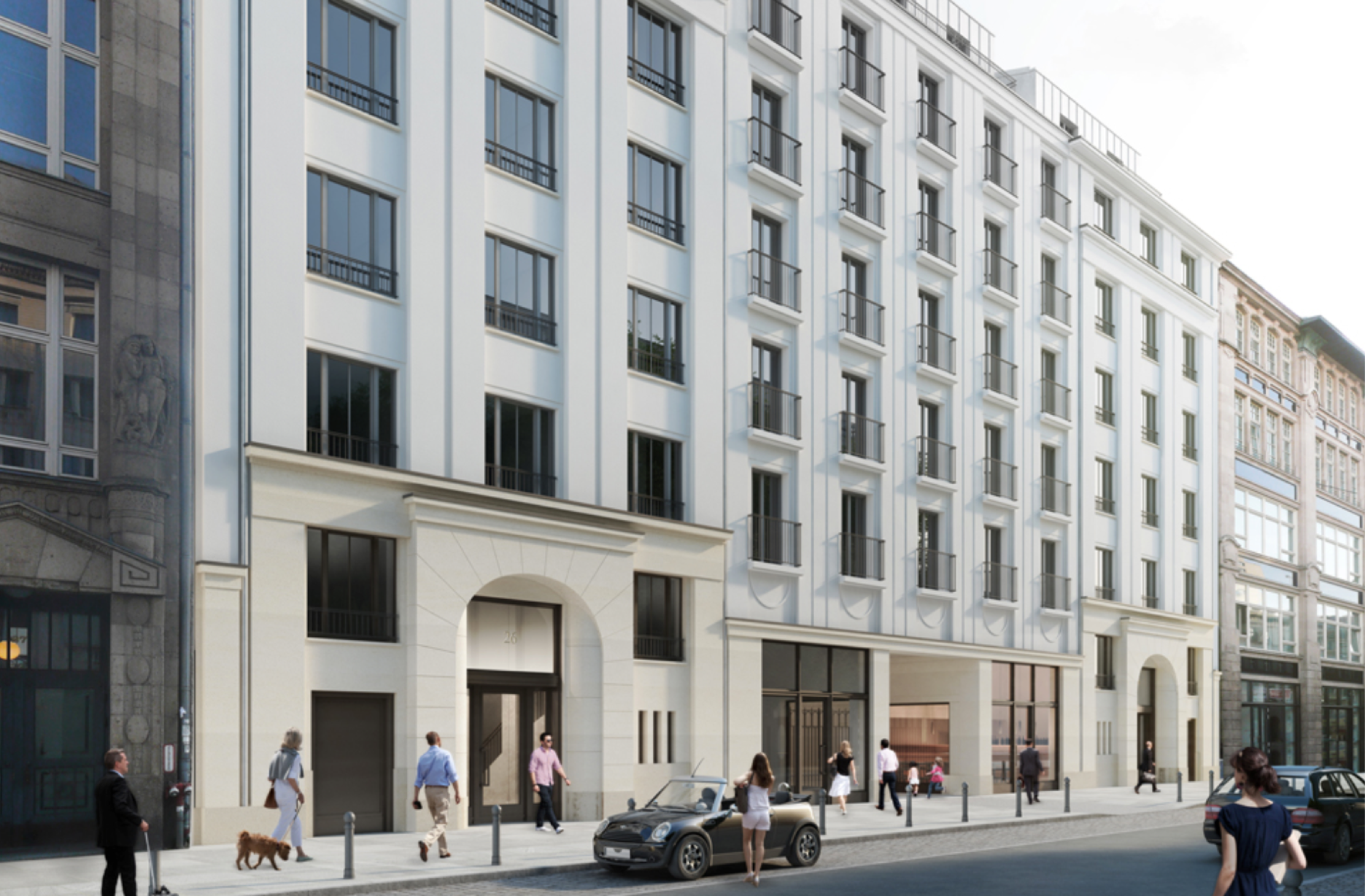 Bauvorhaben "Wohnen an der Wallstraße" in Berlin-Mitte