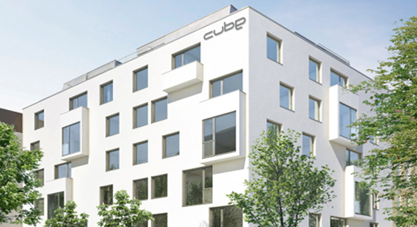 Neubauprojekt "CUBE" Wohnen in Schwabing