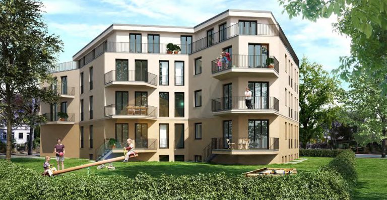 "Energy-efficient new build real estate in Germany" – an example: New build property development project "Greenside" by Jones Lang LaSalle Residential Development GmbH