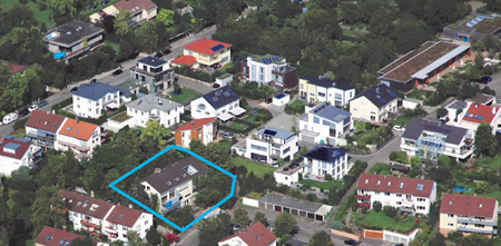 Neubauprojekt am Rande der Großstadt: Wohnen mit Perspektive  - Feuerbach. Foto: NCC