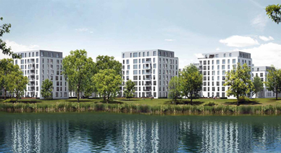 Exklusives Neubauprojekt am Probstsee: Seepark Suiten. Foto: Bietigheimer Wohnbau GmbH