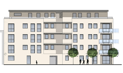 Neubauprojekt Berger Palais in Frankfurt-Bornheim: So wird es einmal aussehen. 
