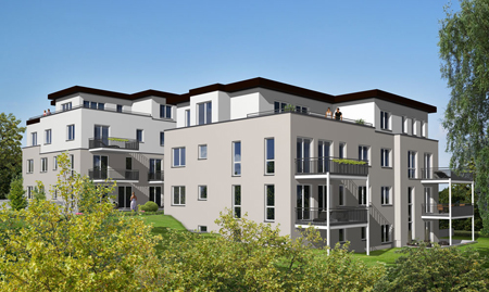 Neubauprojekt "Wohnen am Bachlauf". Foto: Blumenauer Consulting