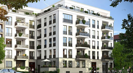 Neubauprojekt in Berlin-Mitte: Eigentumswohnungen Villa Agricola Berlin. Foto: NCC