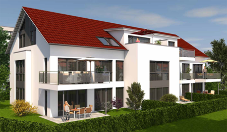 Neubauwohnungen in Vaihingen: Parc Soleil. Foto: Pflugfelder Immobilien