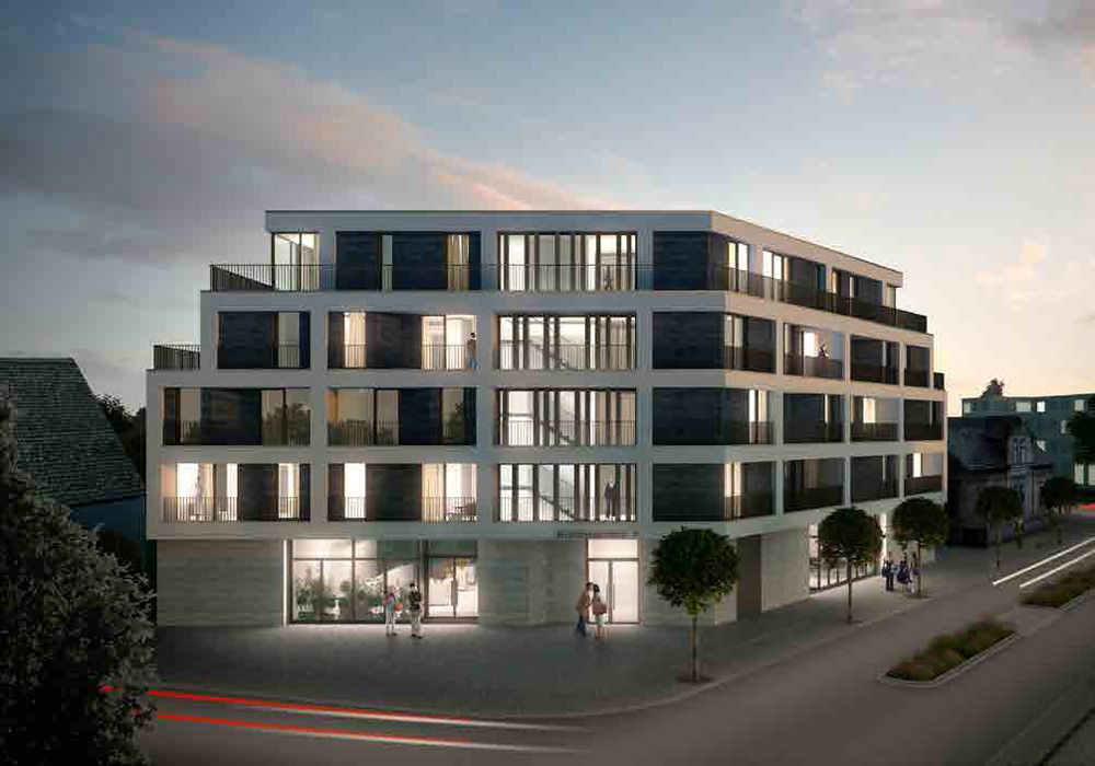 Elegante Apartments finden Sie auch im Neubauprojekt "EuropaQuartiere Langen". Foto: Ainsley