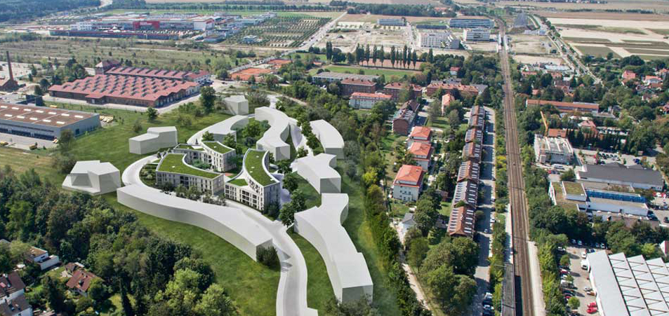 Neubau-Boom in München-Aubing