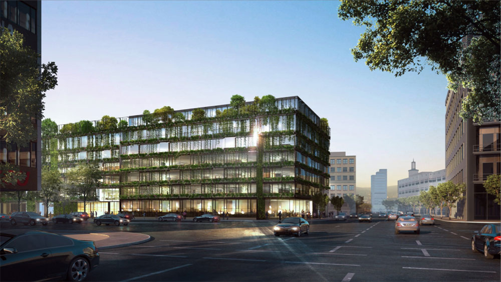 In bester Citylage: Neubauprojekt mit Fassadenbegrünung