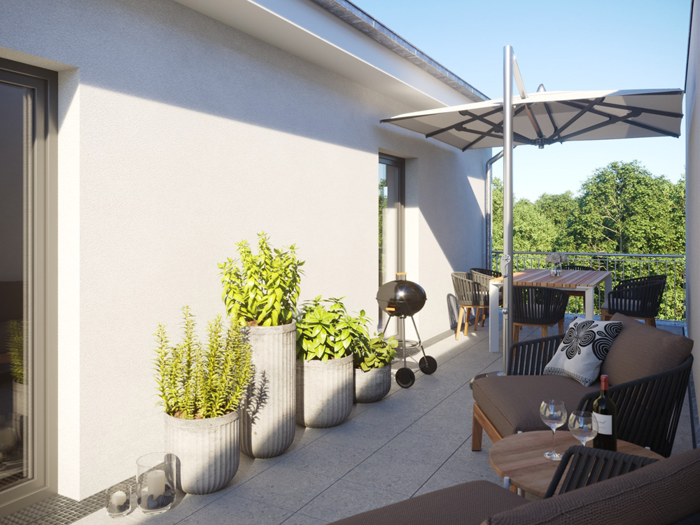 Dachterrasse