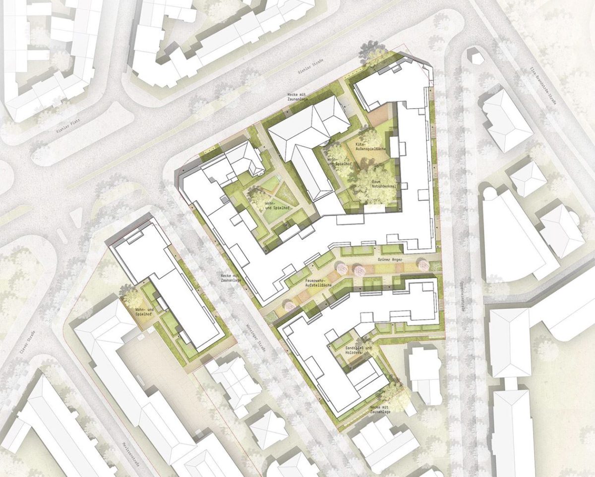 Ab 2020 soll in der Riehler Straße/Oppenheimstraße/Worringer Straße in Köln durch CORPUS SIREO unter anderem circa 30.650 Quadratmeter Wohnfläche entstehen (Bild: CORPUS SIREO Real Estate GmbH).
