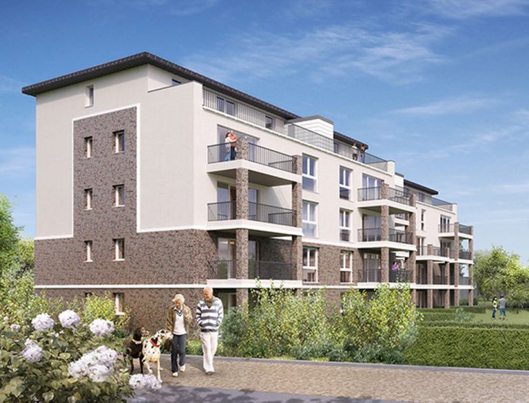 Title picture: "Leasing property under German 'hereditary building rights'" – new build property development project "Eigentumswohnungen-Sportplatz-Quartier" – new build property development project "Eigentumswohnungen-Sportplatz-Quartier" in Tornesch from developer Grundstücksgesellschaft Manke GmbH & Co KG. SOLD OUT. ﻿