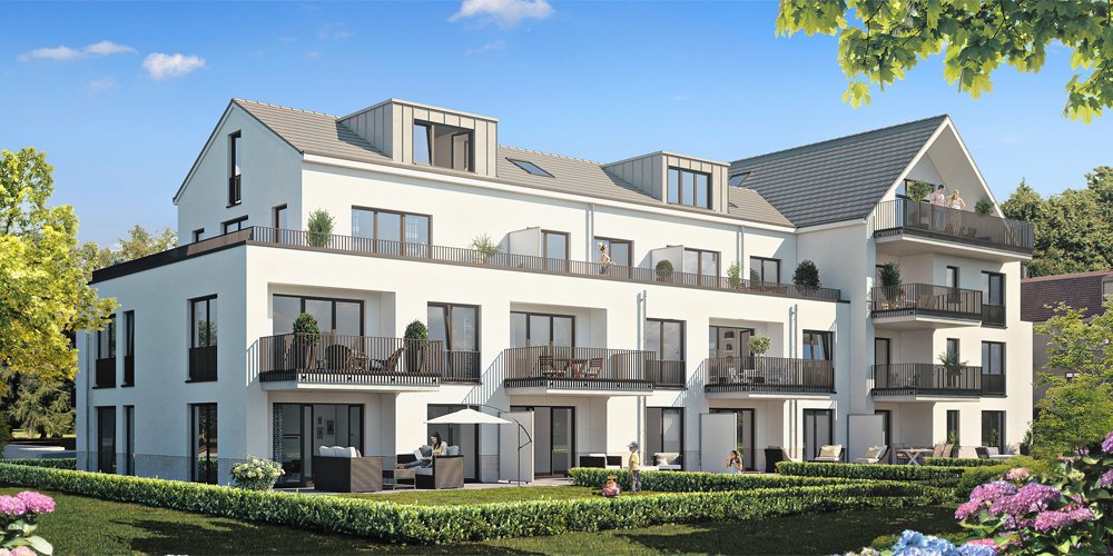 Die neuen 1- bis 5-Zimmer-Wohnungen des Projekts „<a href="https://www.neubaukompass.de/neubau/niehler-hermesgasse-koeln/">Niehler Hermesgasse</a>“ in Köln vermarktet die AREAL Hermesgasse GmbH &amp; Co. KG (Bild: AREAL Hermesgasse GmbH &amp; Co. KG).