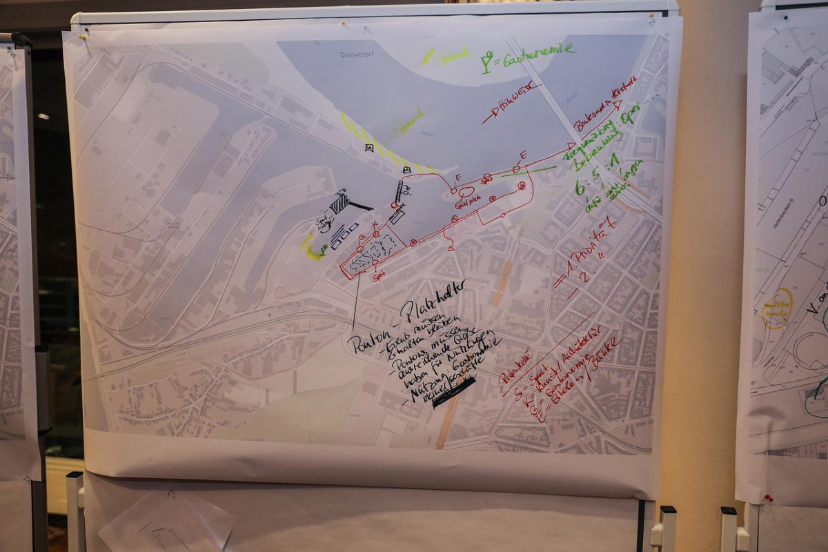 Stadtpläne MEdienhafen Workshop Zanin