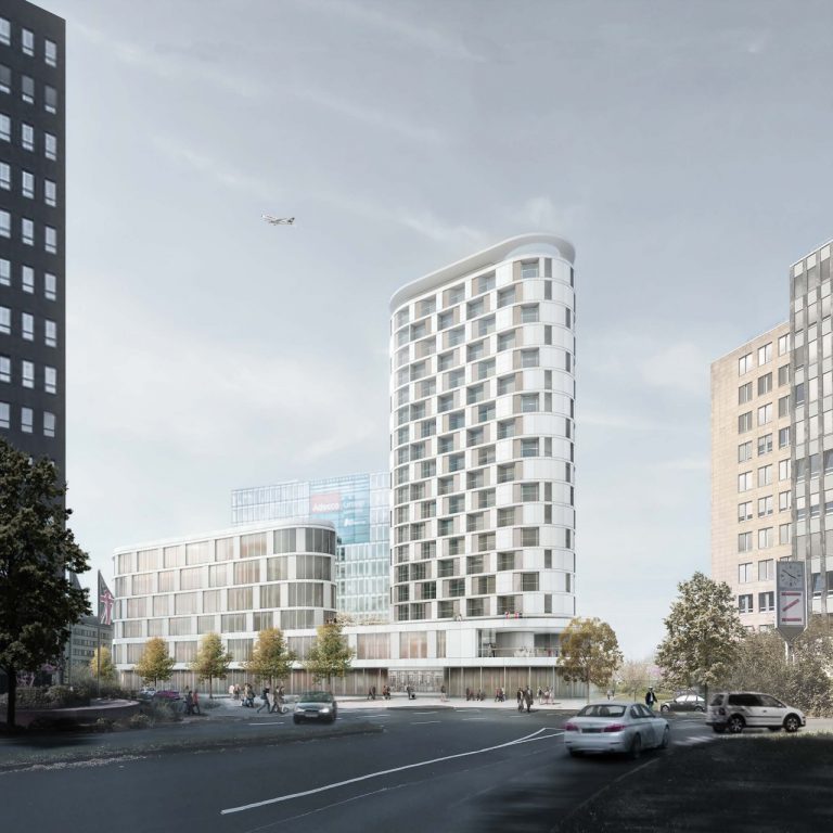 Der Siegerentwurf für den Neubau "WohnenPlus NKL 16" am Niederkassler Lohweg des Büros Lengfeld & Wilisch Architekten PartG mbB.