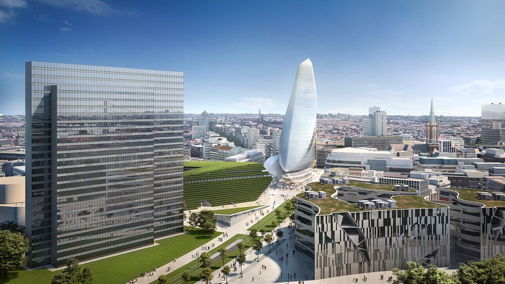 100 Meter Innovation: Neues Hochhaus in der Düsseldorfer City geplant