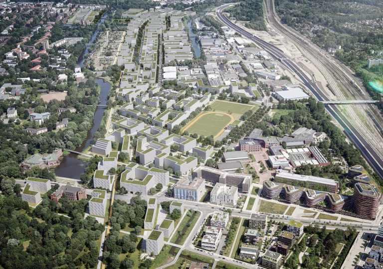 Visualisierung Wilhelmsburger Rathausviertel