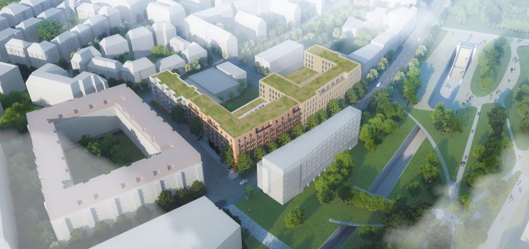 Neubau "Rosenstein-Trio" Stuttgart