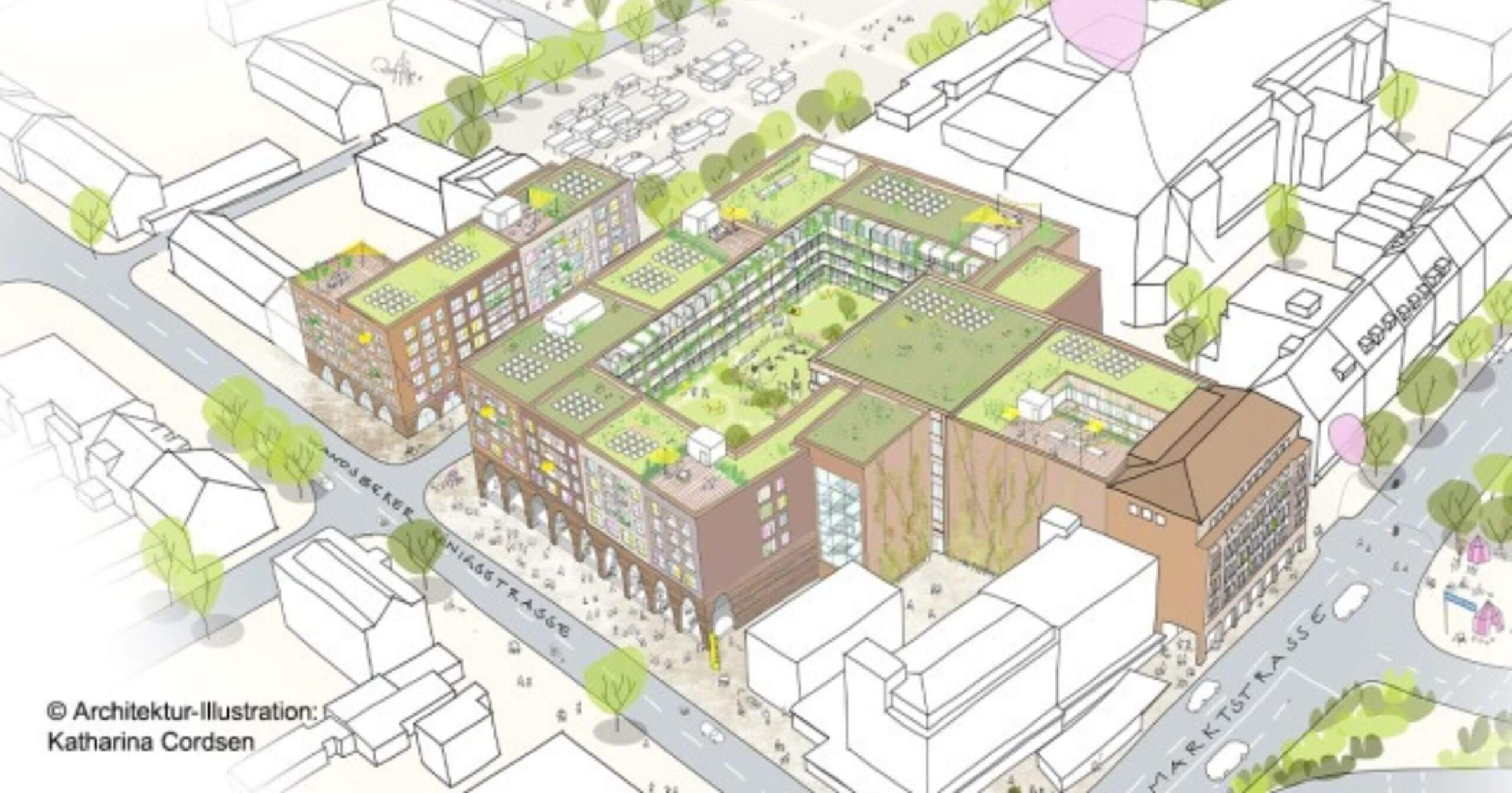 Das Quartier Wandsbek Markt: Hamburgs neues Mixed-Use-Projekt