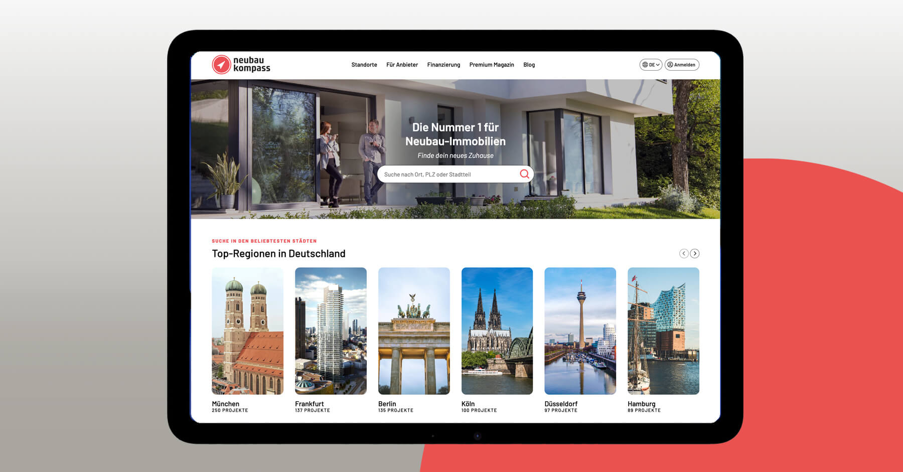 neubau kompass präsentiert sich in neuem Design