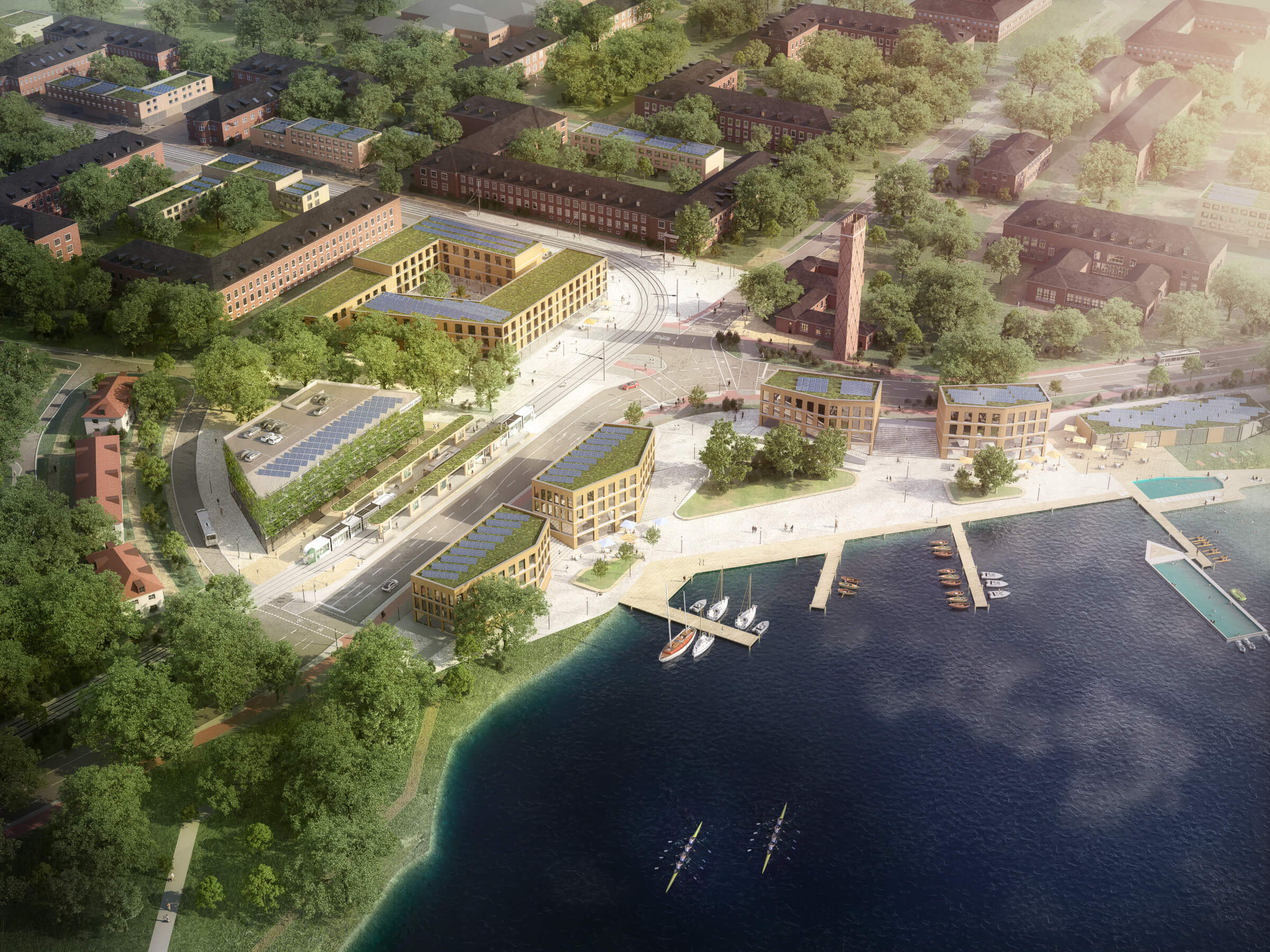 Stadtquartier Krampnitz im Potsdamer Norden: Erste Gebäude bald fertig