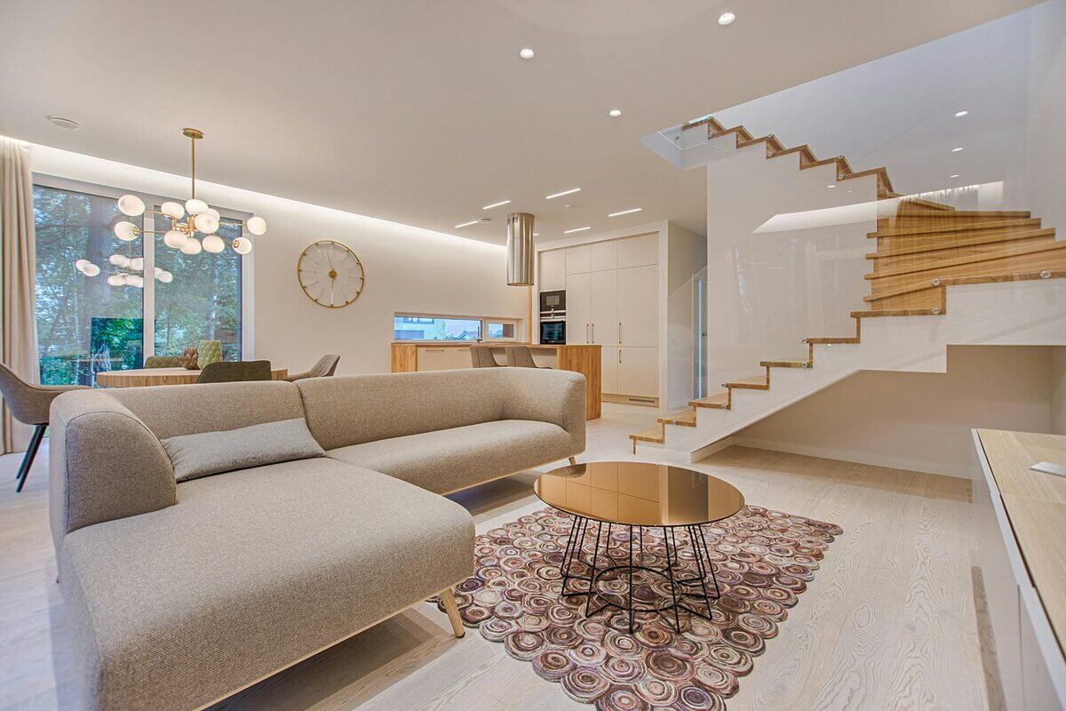 Neubau-Wohnzimmer
